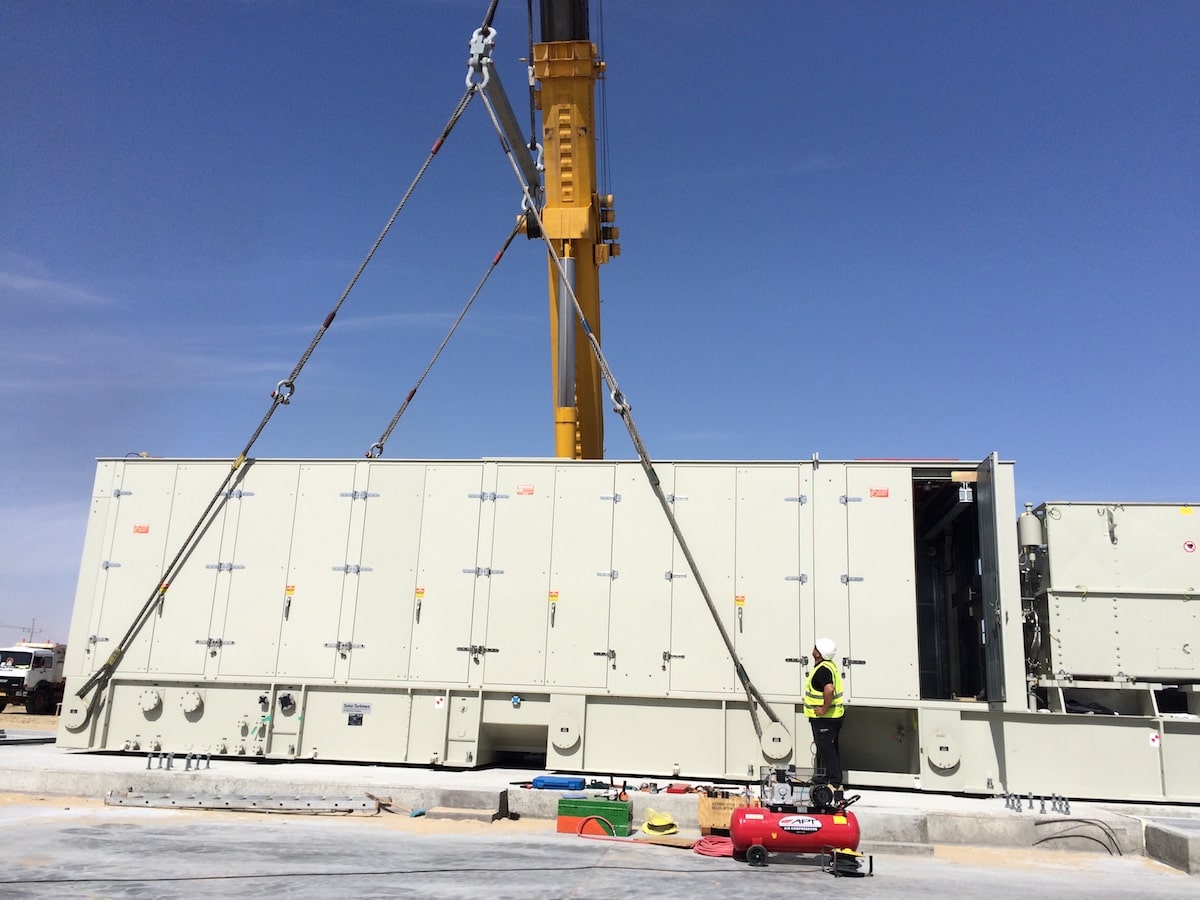Installation of 2-18mw Gas Turbine Generator sets at GC1 Sarir Field-6-min