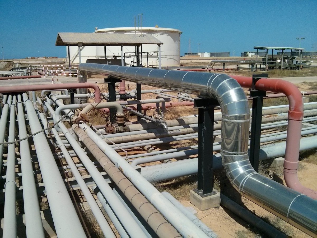 Supply & Installation of new 12" HFO line for Injecting Heavy Fuel Oil into Crude Oil for Export at Tobruk Refinery